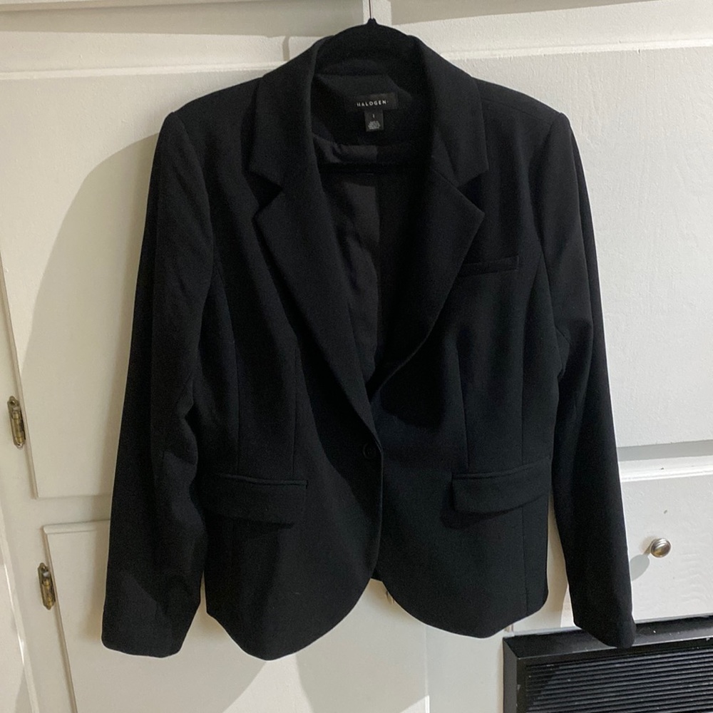 Halogen black blazer size L